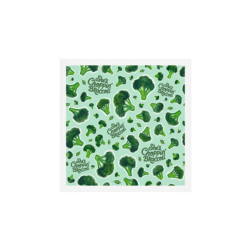 She's Choppin' Broccoli Gen X Humor Novelty Art Print Gallery Image 1