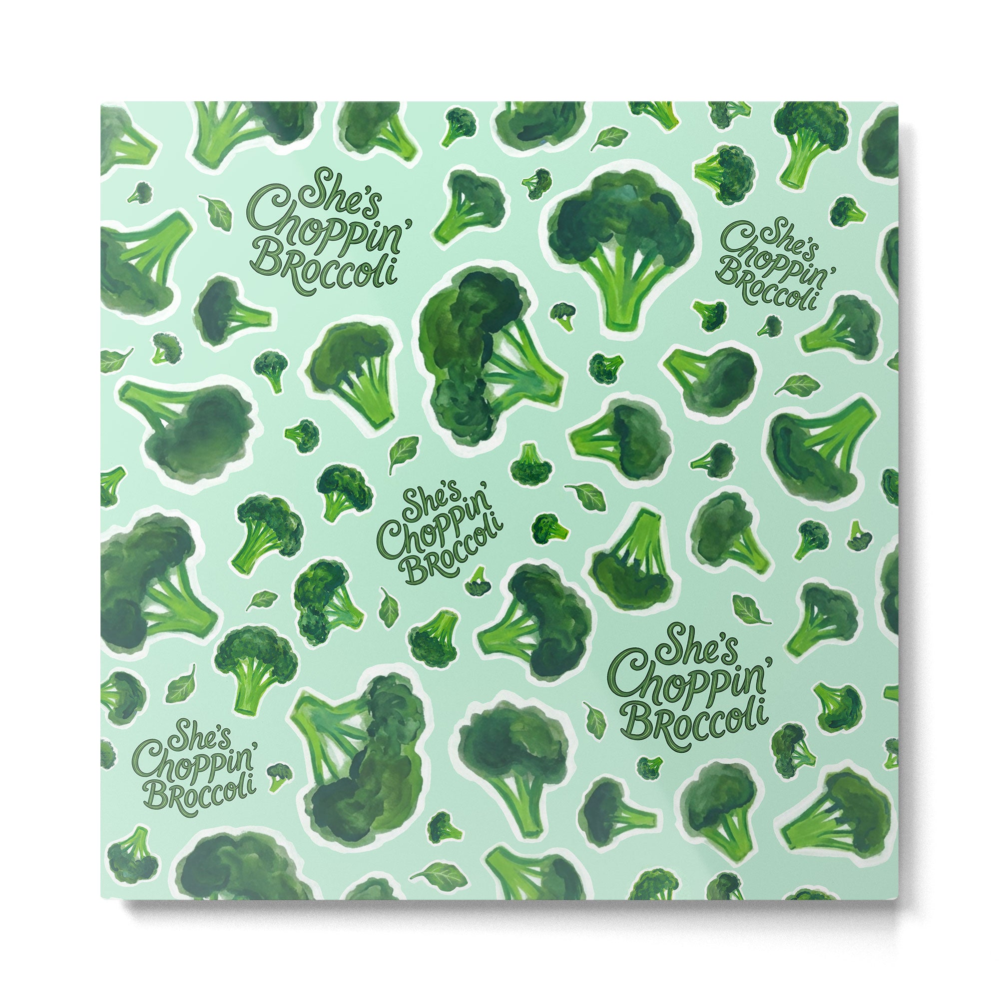 She's Choppin' Broccoli Gen X Humor Novelty Metal Print Gallery Image 2