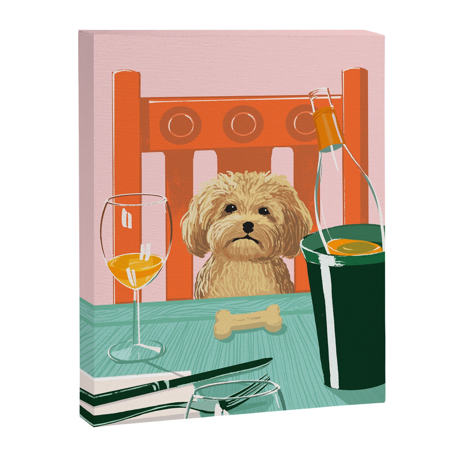 Brunch with Bailey Canvas Print Gallery Image 3