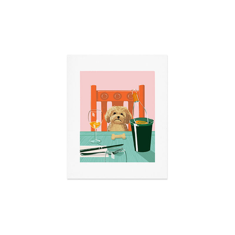 Brunch with Bailey Art Print Gallery Image 1