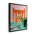 Brunch with Bailey Framed Canvas Print Gallery Image 2