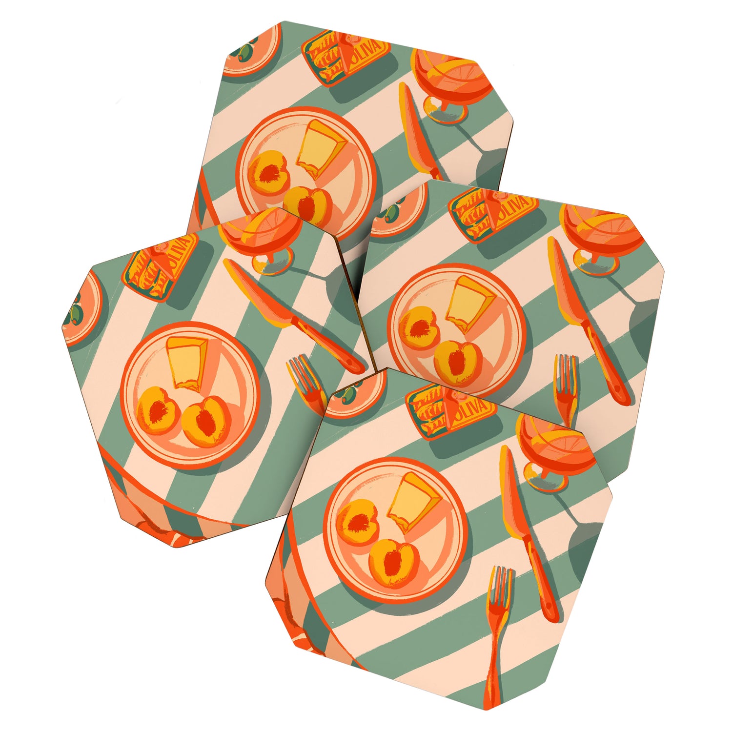 Golden Hour Aperitivo Coaster Gallery Image 1