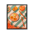 Golden Hour Aperitivo Framed Canvas Print Gallery Image 6