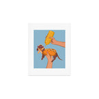 Hot Dog Dachshund Retro Pop Vintage-inspired art Art Print Gallery Image 1