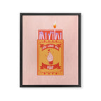 Light my fire - Valentineâs Day print Framed Canvas Print Gallery Image 6