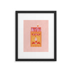 Light my fire - Valentineâs Day print Framed Art Print Gallery Image 5