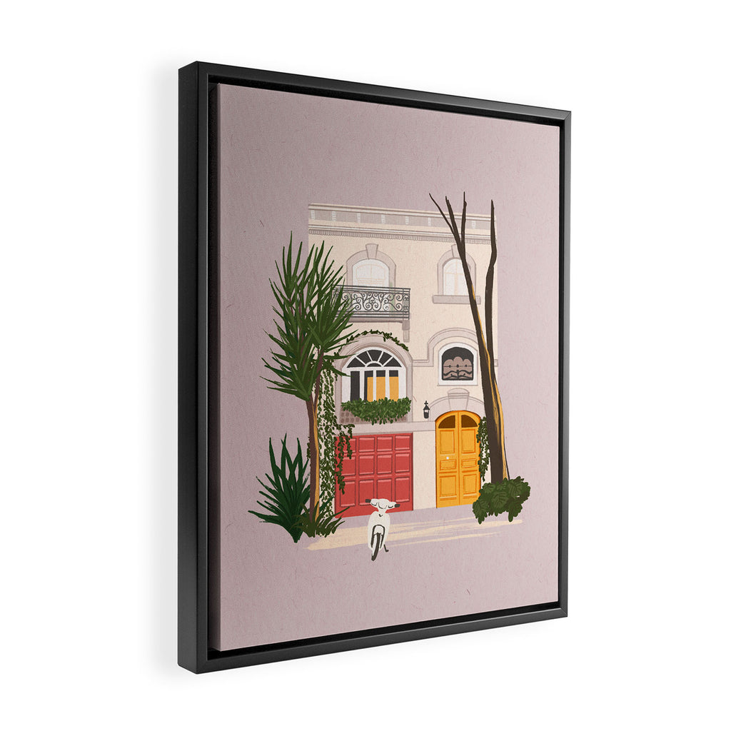 Mexico City Afternoon (2022 version) Framed Canvas Print Gallery Image 2