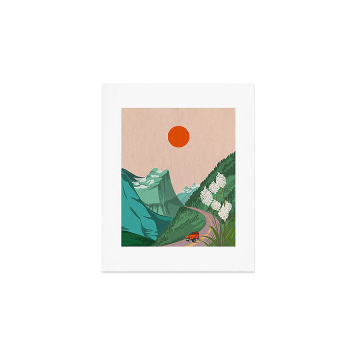 Montana Mountain Escape Art Print Gallery Image 1