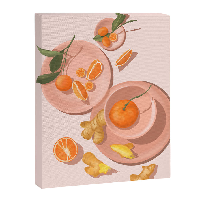 Pastel Oranges and Ginger Canvas Print Gallery Image 1