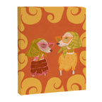 Retro Fashion Dogs with Sunglasses - Yellow Canvas Print Gallery Image 6