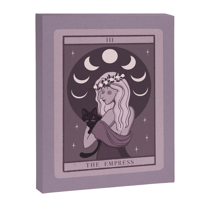 The Empress Mystical and Whimsical Tarot Art Canvas Print Gallery Image 1
