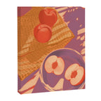 White Peaches Still Life Canvas Print Gallery Image 6