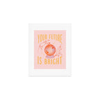 Your Future Is Bright Vintage Retro Mystic Disco Ball Wall Art Art Print Gallery Image 1