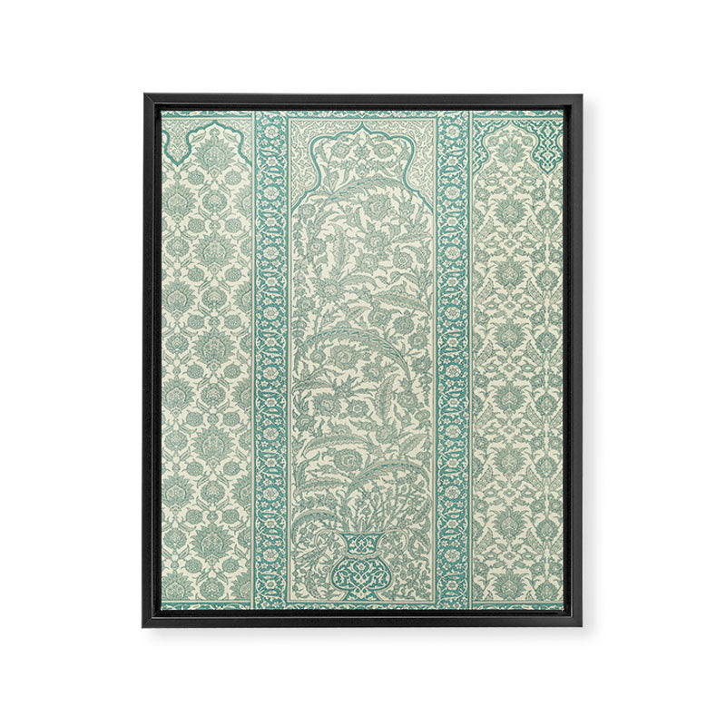 Antique Rug Design Framed Canvas Print Gallery Image 6