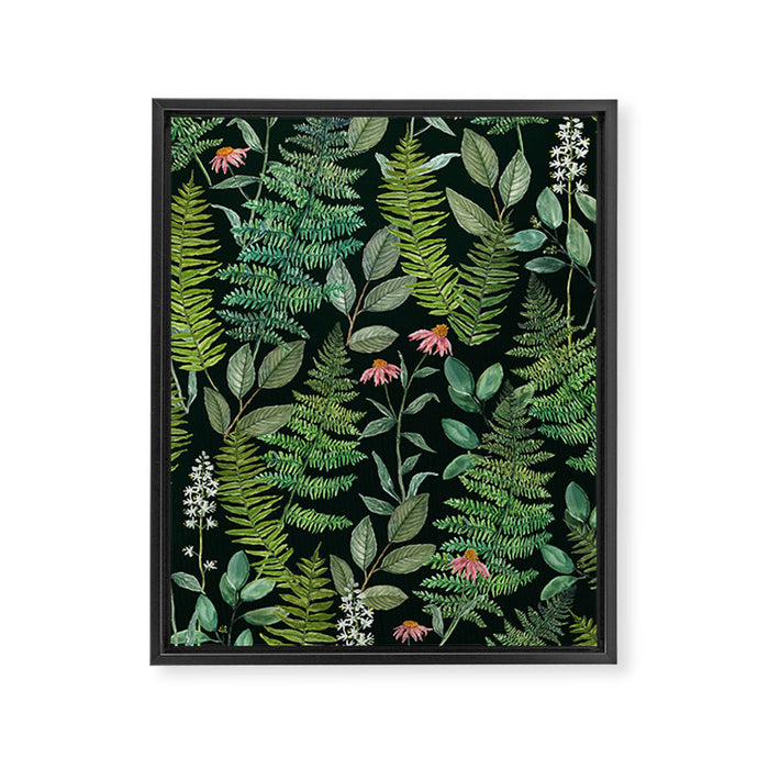 Pacific Northwest Plants Framed Canvas Print Gallery Image 1