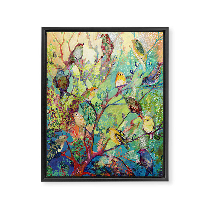 i am the place of refuge Framed Canvas Print Gallery Image 1