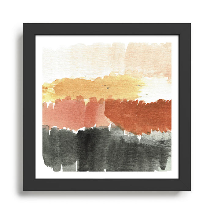Abstract in Rust n Clay Framed Art Print Gallery Image 1
