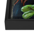The Orchid Farmer Acrylic Painting Framed Canvas Print Gallery Image 3