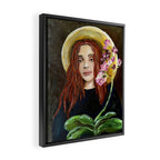 The Orchid Farmer Acrylic Painting Framed Canvas Print Gallery Image 2