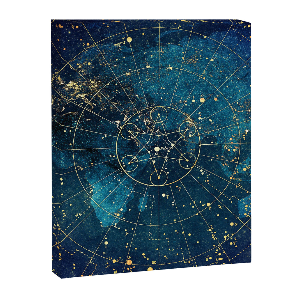 Star Map :: City Lights Canvas Print Gallery Image 8