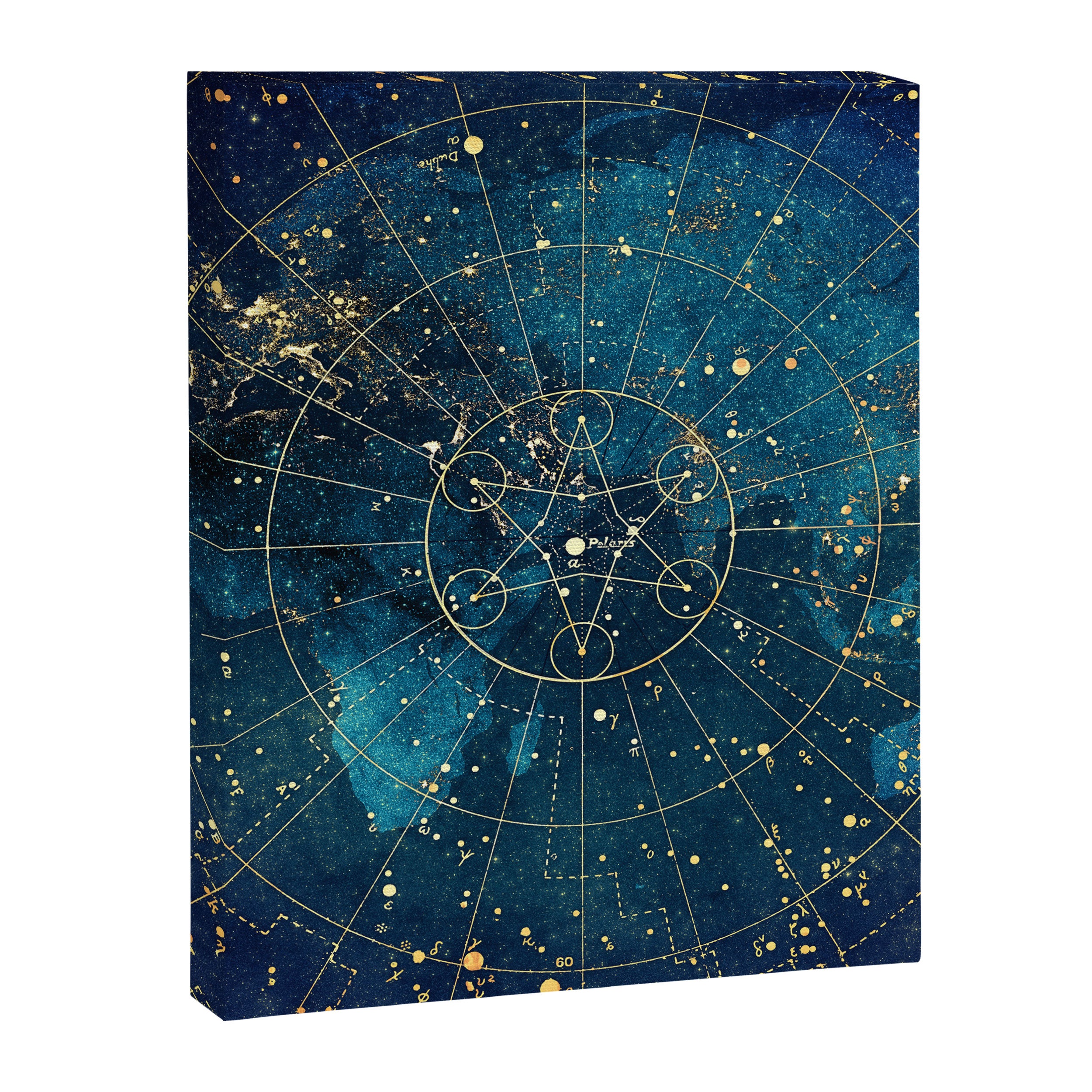 Star Map :: City Lights Canvas Print Gallery Image 8