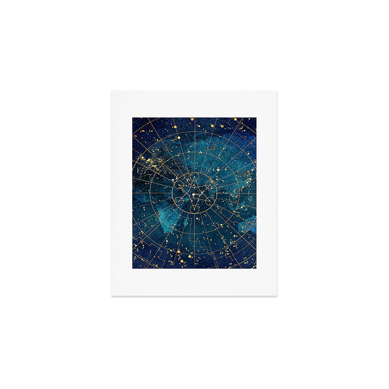 Star Map :: City Lights Art Print Gallery Image 1