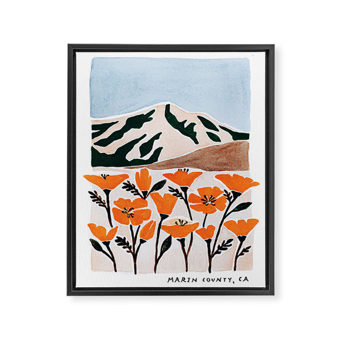 Marin County Print Framed Canvas Print Gallery Image 1