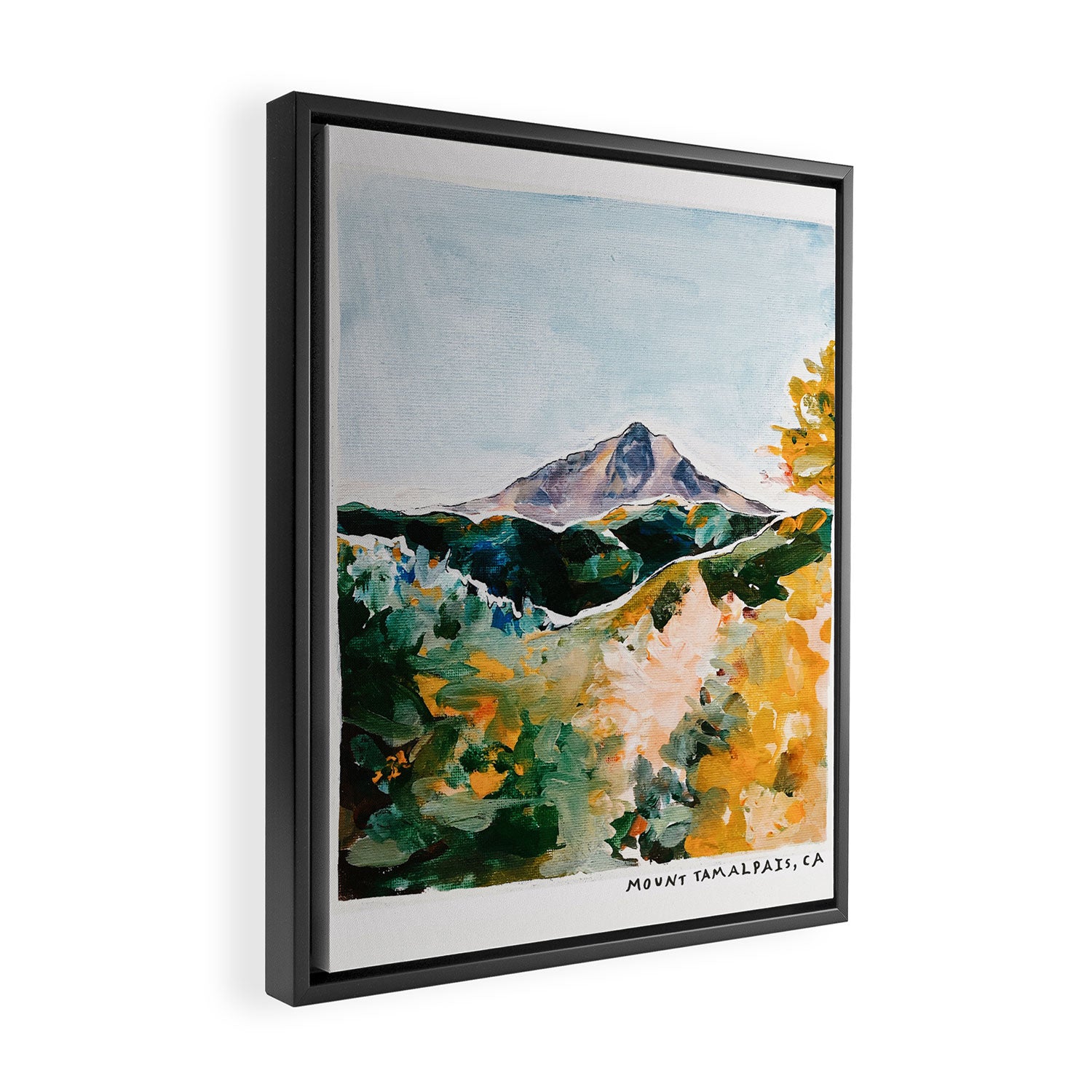 Mount Tam Marin County California Framed Canvas Print Gallery Image 2
