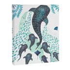 Whale Shark Pod Voyage Ocean Print Canvas Print Gallery Image 3
