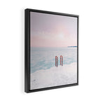 Lake Michigan Sunrise, Chicago Framed Canvas Print Gallery Image 2