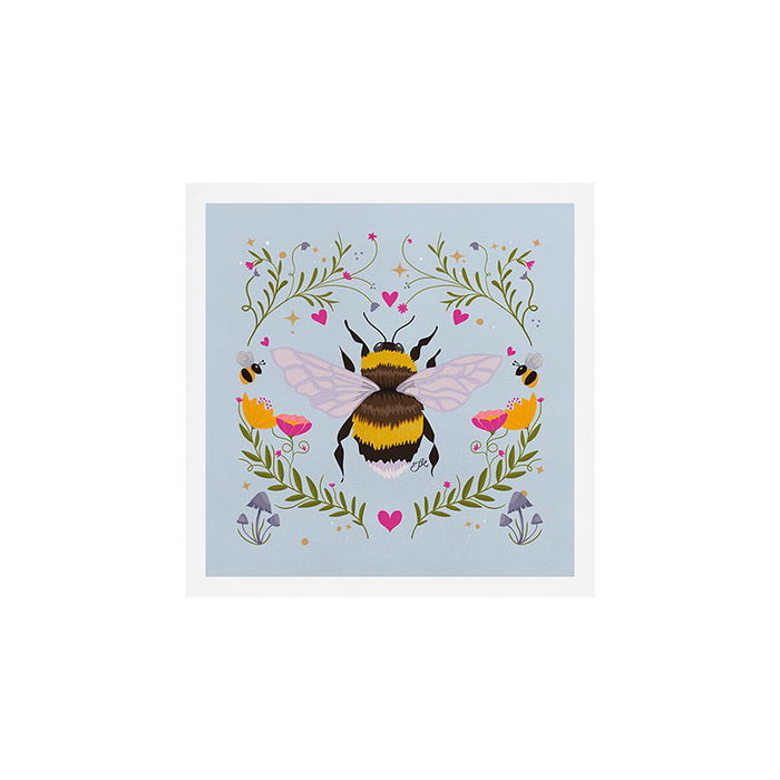 Bumblebee Garden Art Print Gallery Image 1