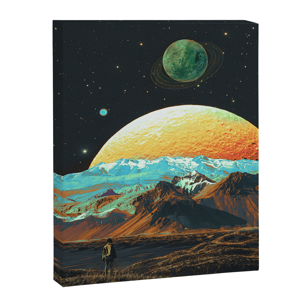Exploring The Cosmos - Retro Space Canvas Print Gallery Image 6