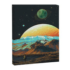 Exploring The Cosmos - Retro Space Canvas Print Gallery Image 6