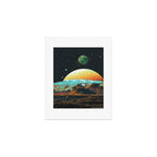 Exploring The Cosmos - Retro Space Art Print Gallery Image 1