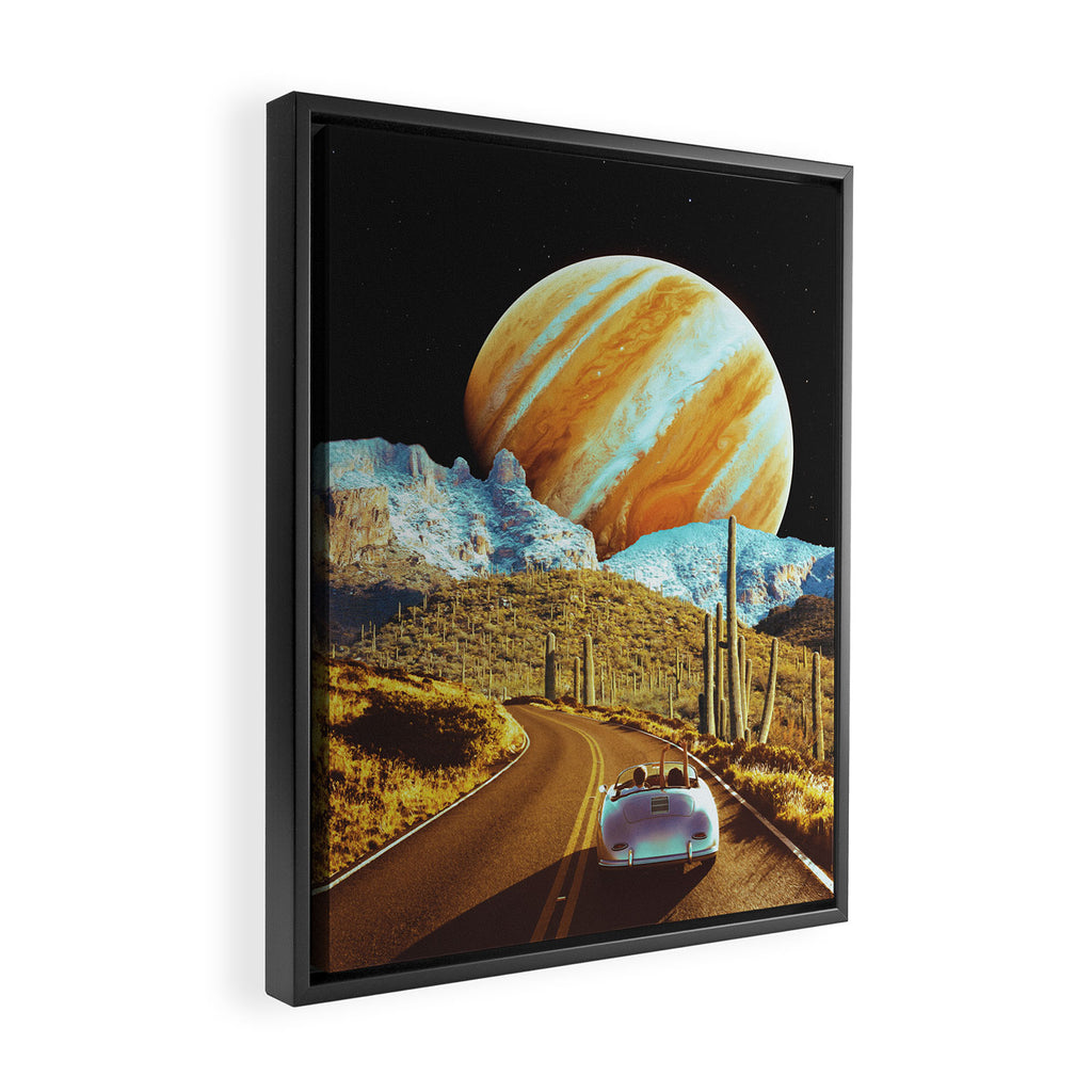 Journey To Jupiter Framed Canvas Print Gallery Image 2