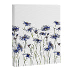 Blue Cornflowers, Illustration Canvas Print Gallery Image 6