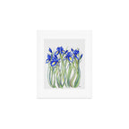 Blue Iris, Illustration Art Print Gallery Image 1