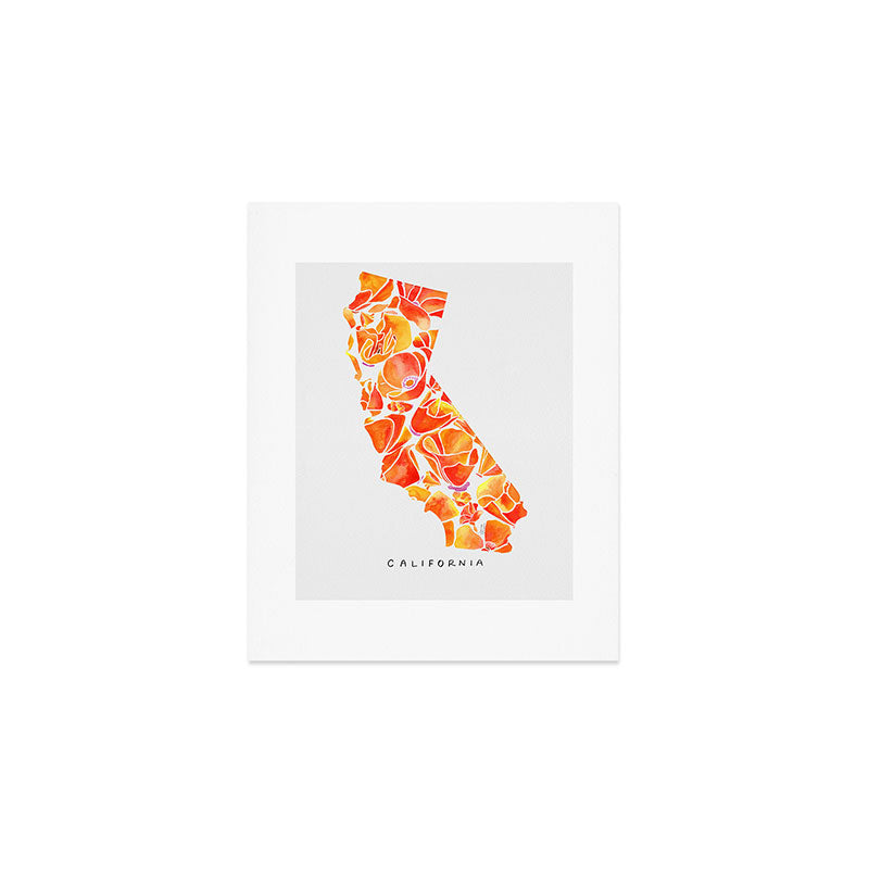 California Poppies Art Print Gallery Image 1