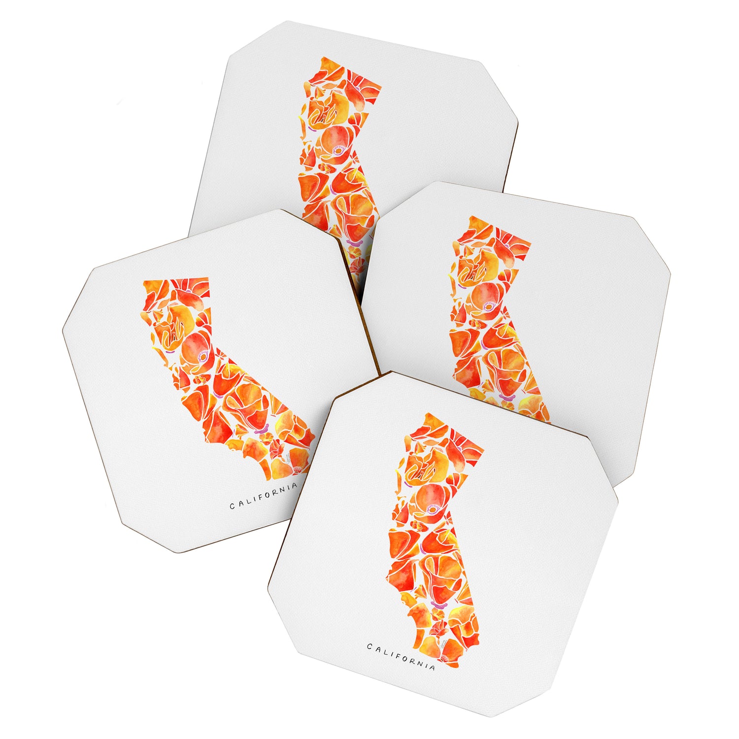 California Poppies Coaster Gallery Image 1
