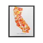 California Poppies Framed Canvas Print Gallery Image 8