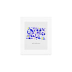 Colorado State Flower - Blue Columbine Art Print Gallery Image 1