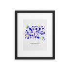 Colorado State Flower - Blue Columbine Framed Art Print Gallery Image 6