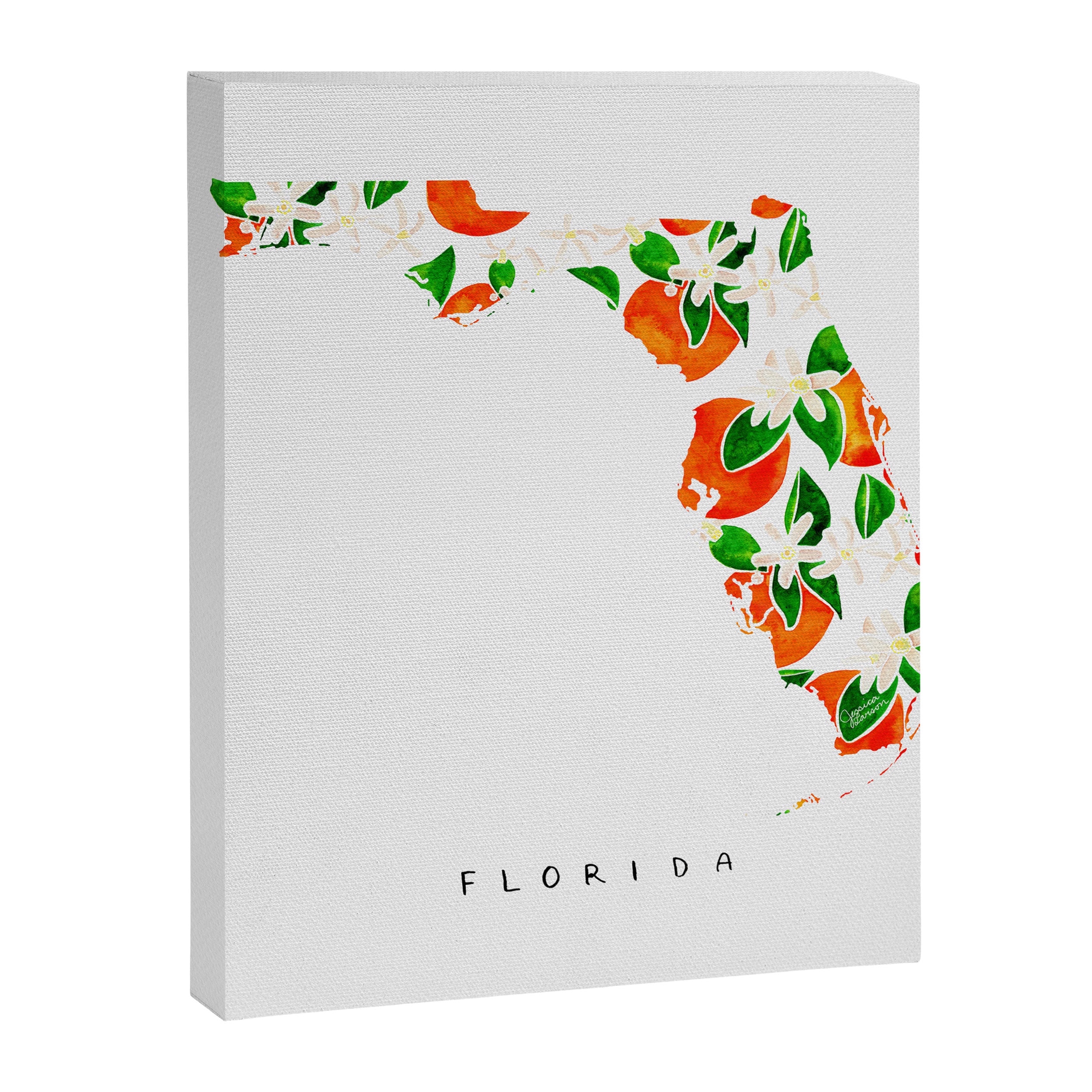 Florida State Flower - Orange Blossoms Canvas Print Gallery Image 8