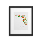 Florida State Flower - Orange Blossoms Framed Art Print Gallery Image 4
