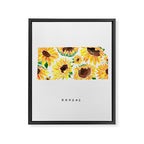Kansas State Sunflowers Framed Canvas Print Gallery Image 8