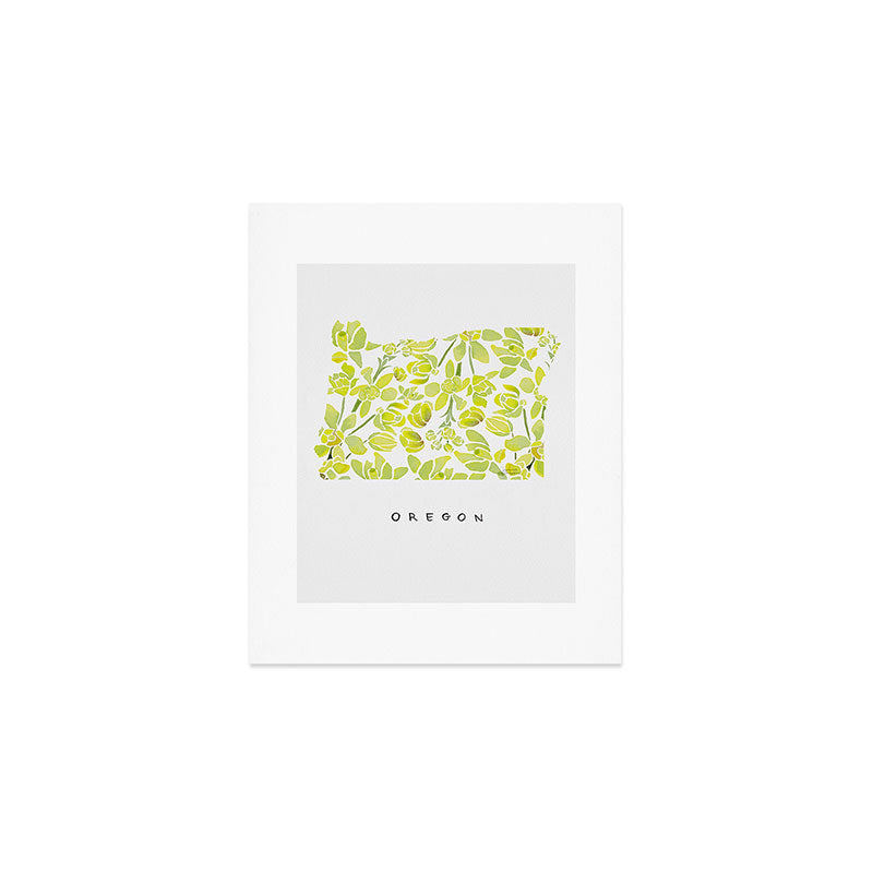 Oregon State Flower - Tall Oregon Grape Art Print Gallery Image 1