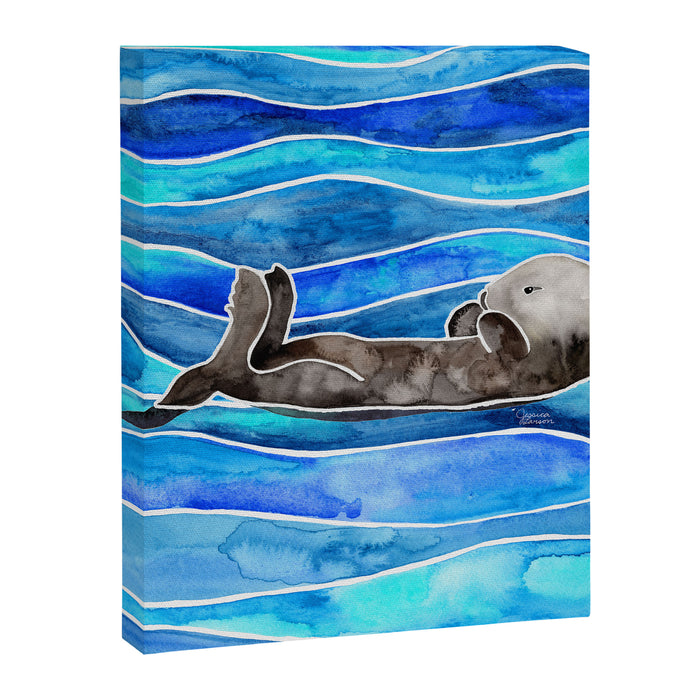 Sea Otter Canvas Print Gallery Image 1