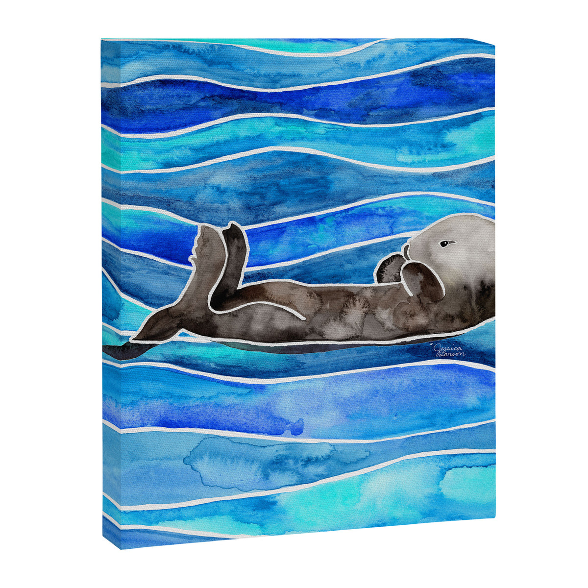 Sea Otter Canvas Print Gallery Image 8