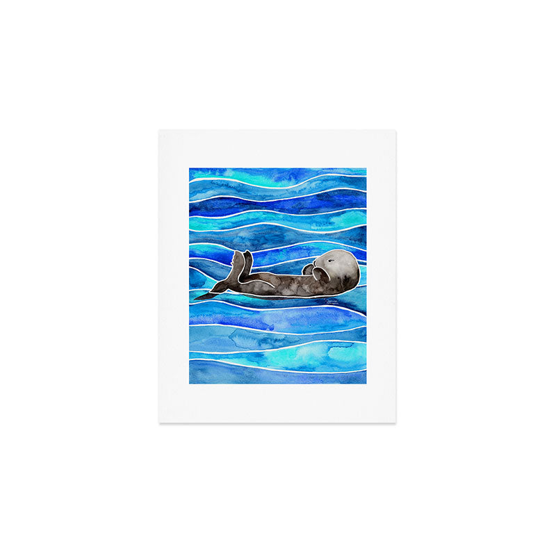 Sea Otter Art Print Gallery Image 1