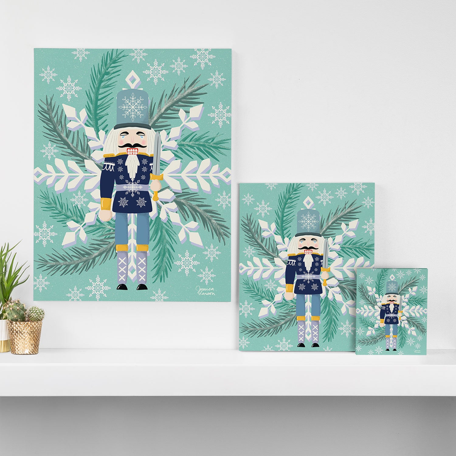 Snowflake Nutracker Canvas Print Gallery Image 3